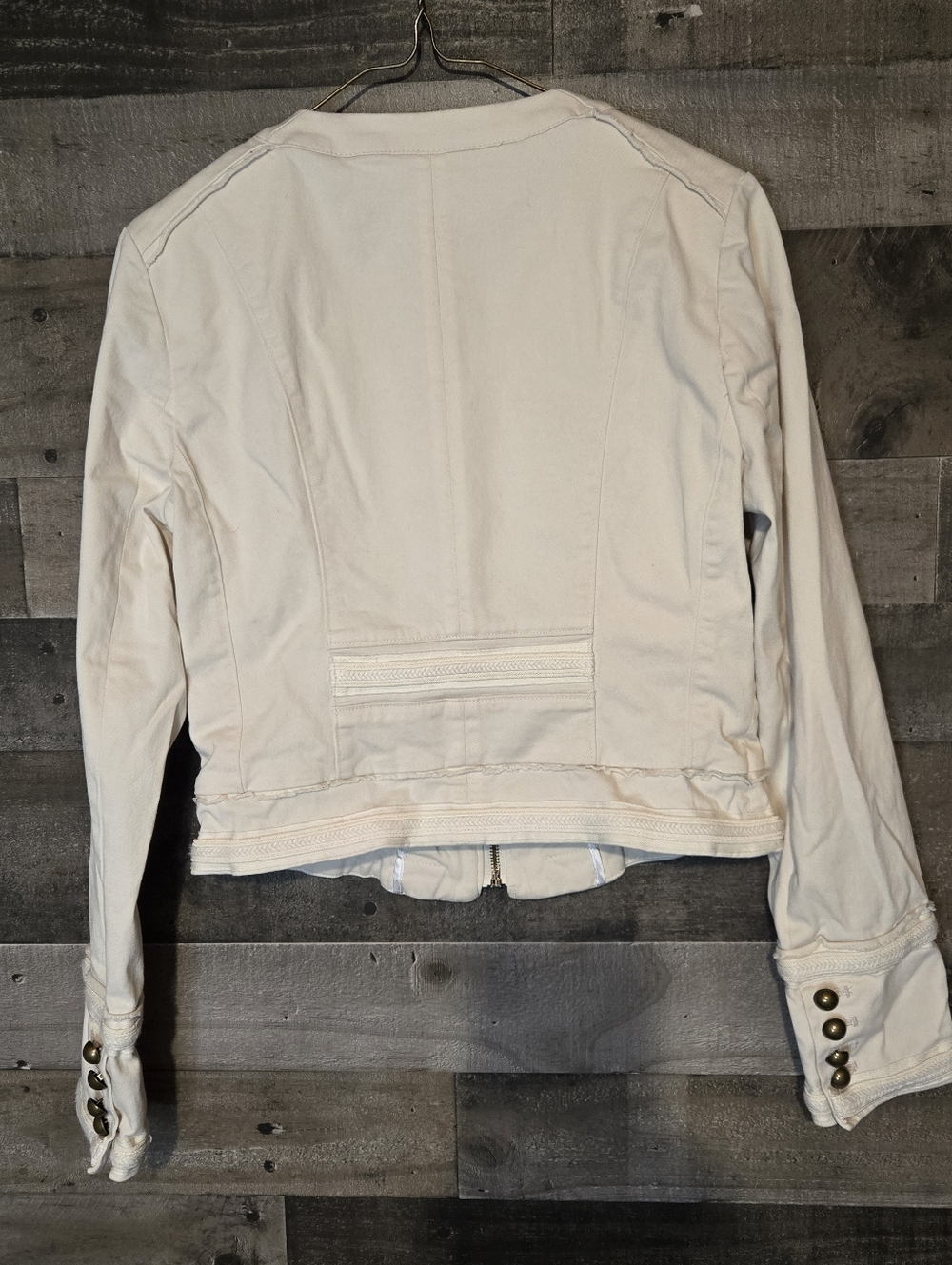 white house black market nautical bohemian style jacket - Picture 8 of 9
